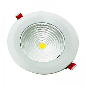 Biały COB LED wpuszczany ściemniany downlight Oświetlenie wewnętrzne led down firmy OEM